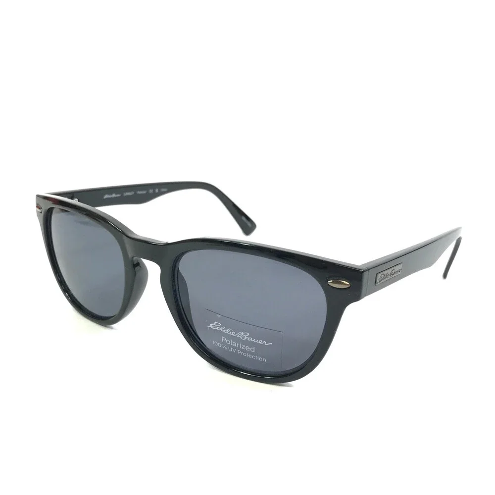Eddie Bauer Sunglasses LANGLEY EB39400P BK Black Frames w/ Gray Polarized Lenses